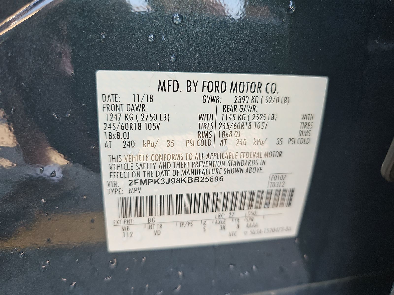 2019 Ford Edge SEL FWD
