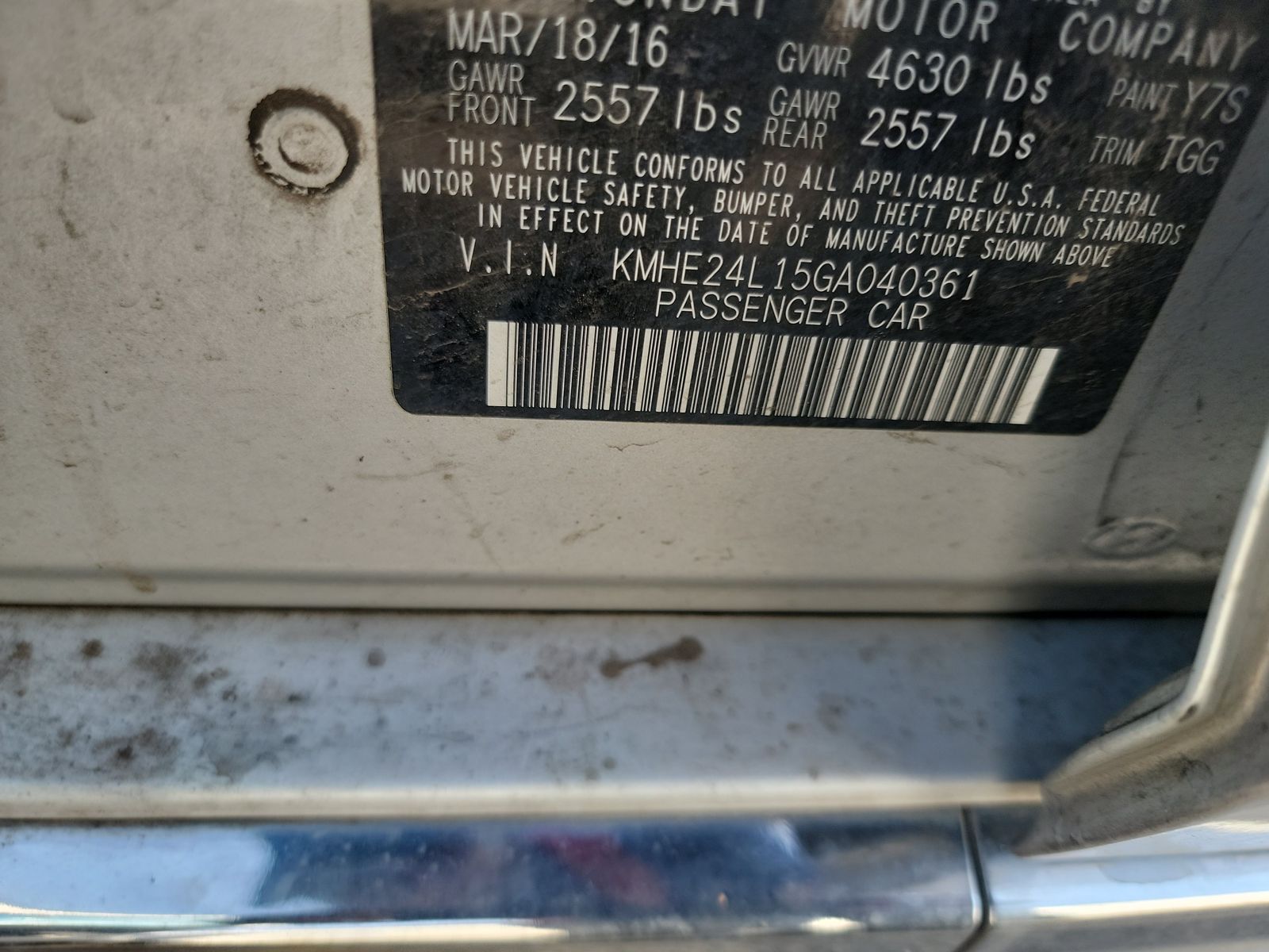 2016 Hyundai Sonata Hybrid SE FWD