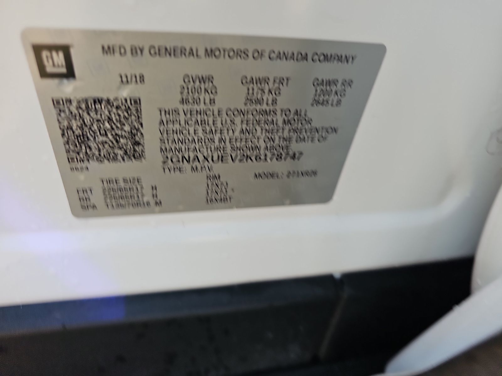 2019 Chevrolet Equinox LT AWD