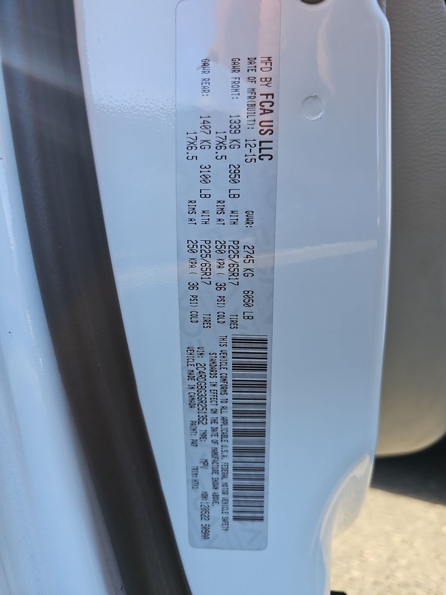 2016 Dodge Grand Caravan American Value Package FWD