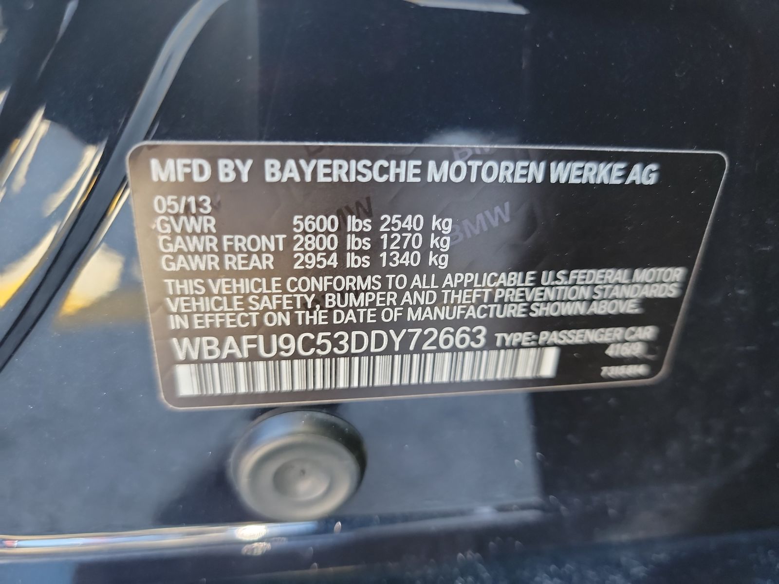 2013 BMW 5 Series 550i xDrive AWD