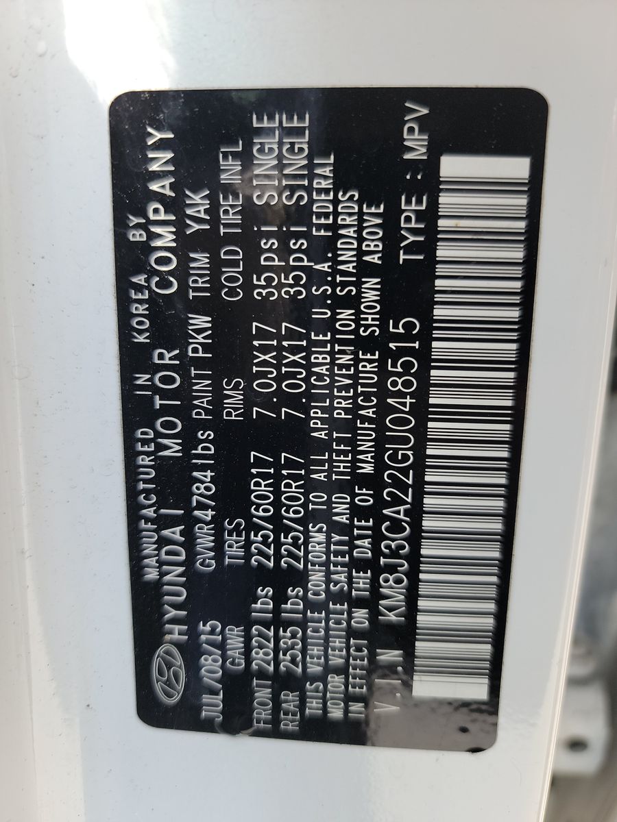 2016 Hyundai Tucson Eco AWD