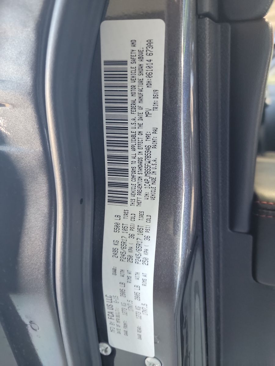 2015 Jeep Cherokee Trailhawk AWD