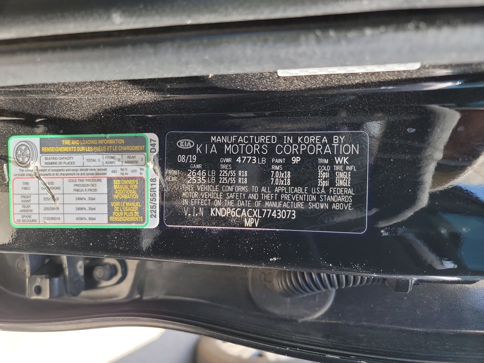 2020 Kia Sportage S AWD