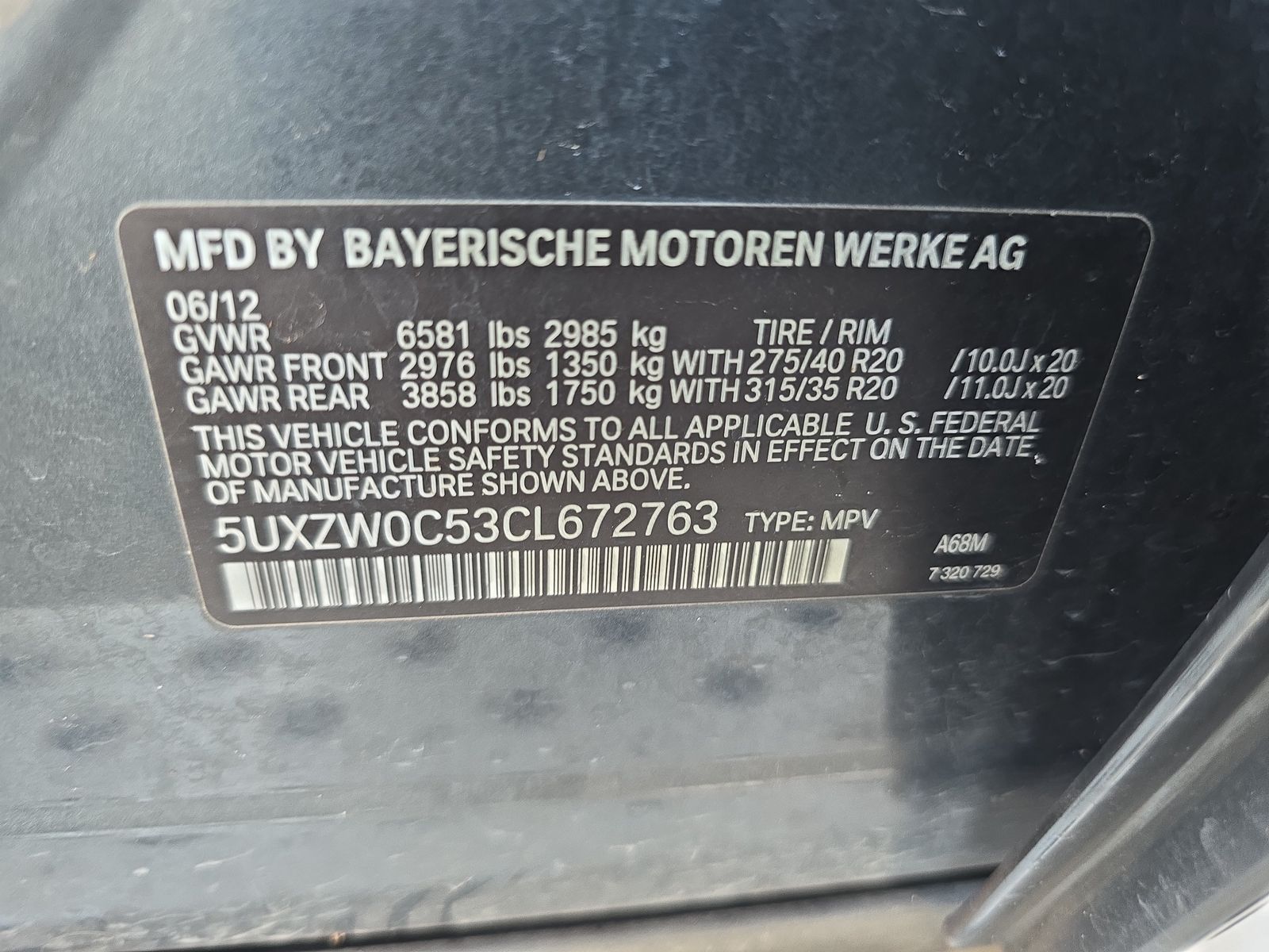 2012 BMW X5 xDrive35d AWD