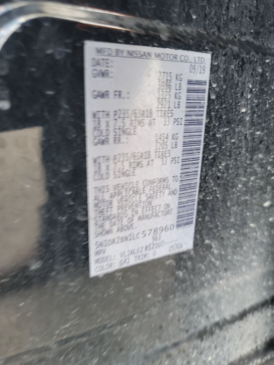 2020 Nissan Pathfinder SV FWD