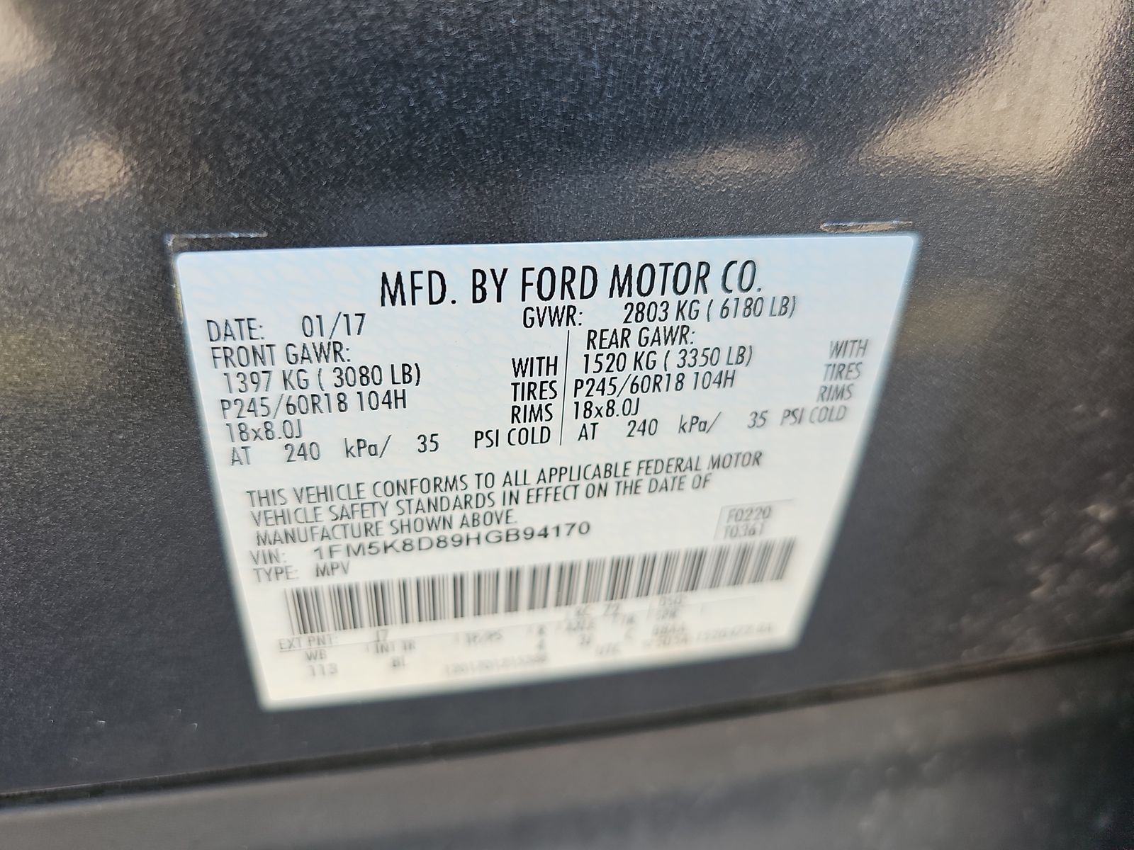 2017 Ford Explorer XLT AWD