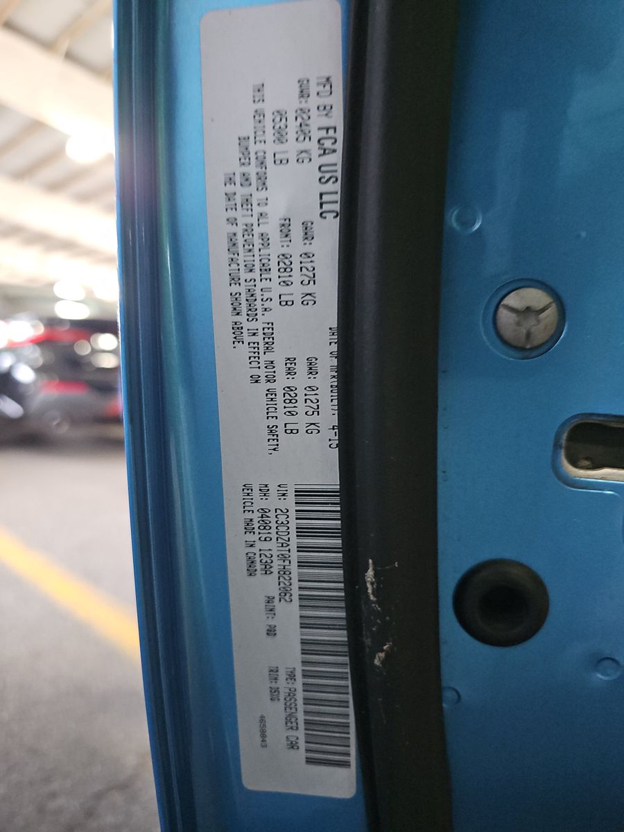 2015 Dodge Challenger R/T RWD