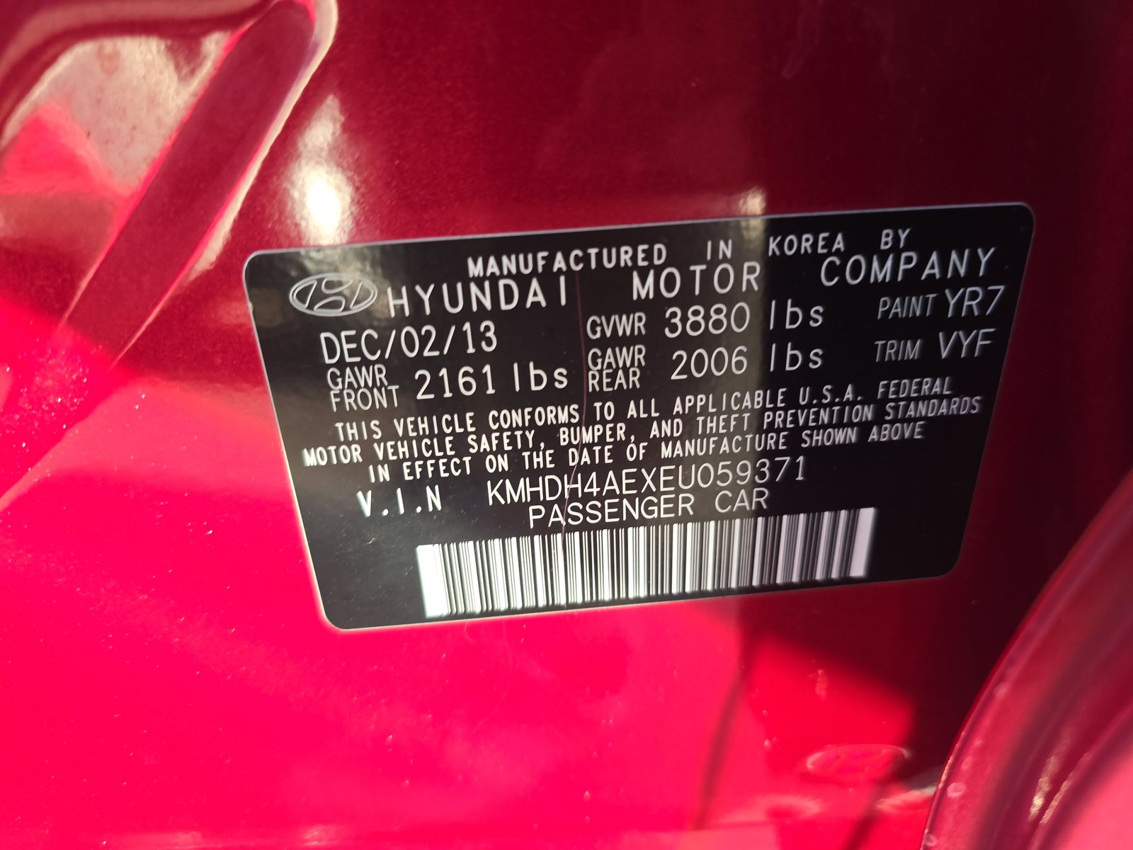 2014 Hyundai Elantra Limited FWD