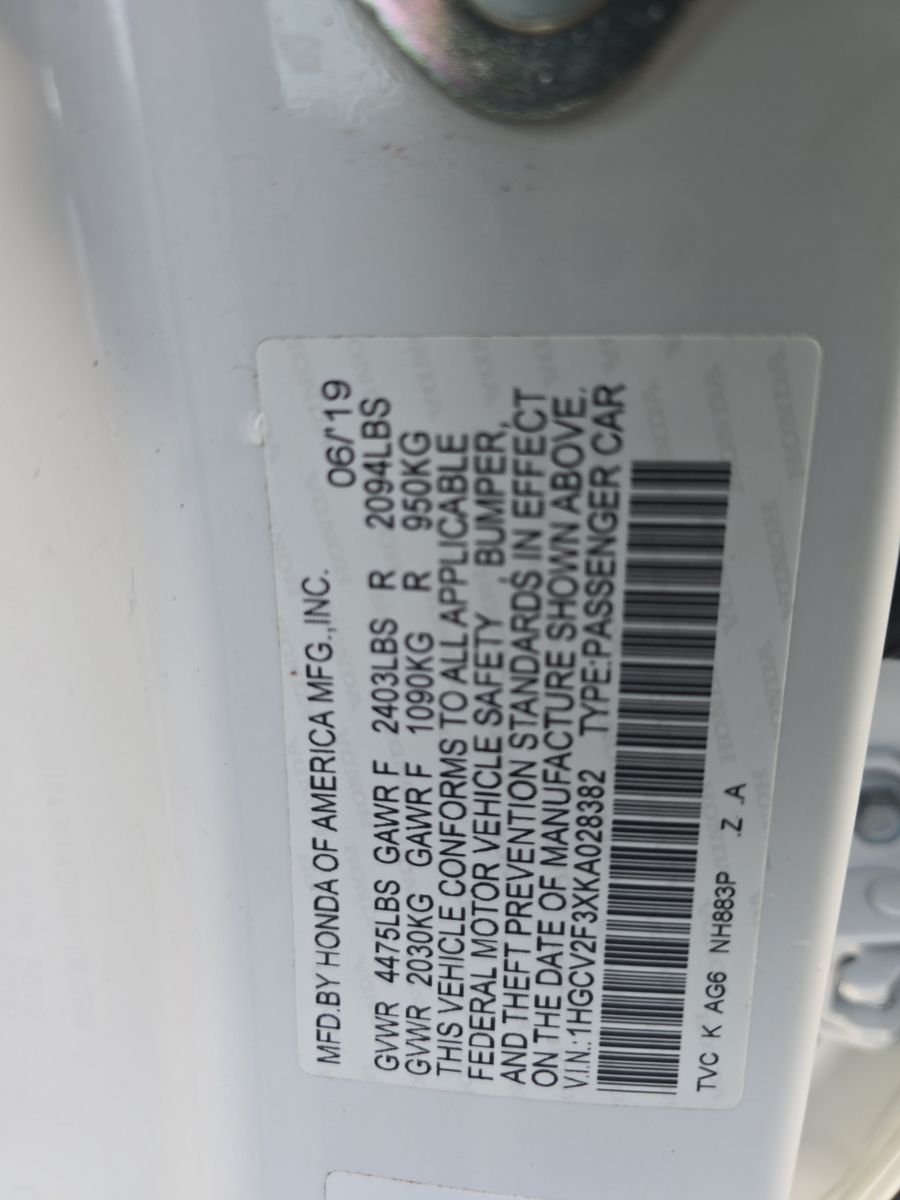 2019 Honda Accord Sport FWD