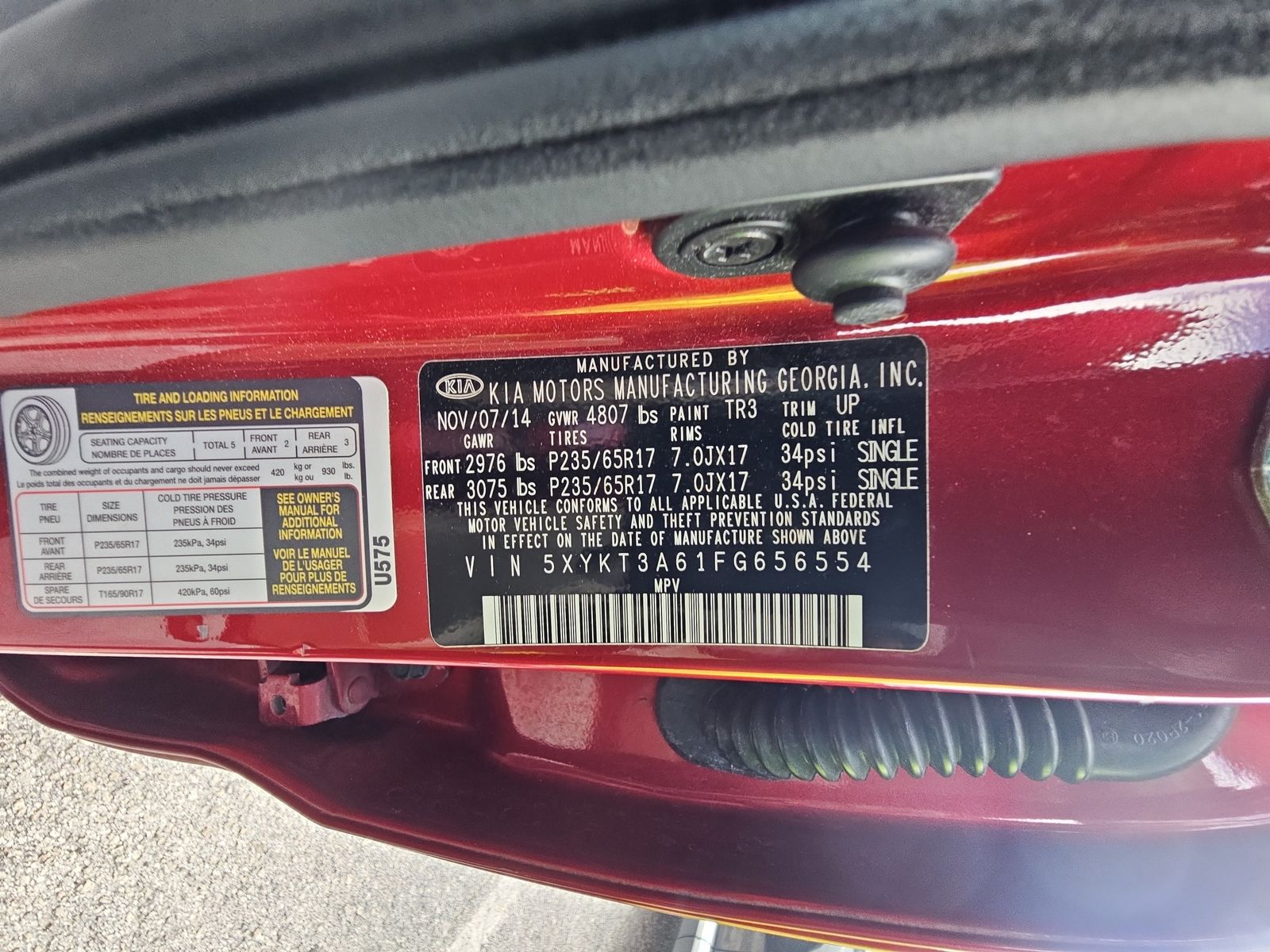 2015 Kia Sorento LX FWD