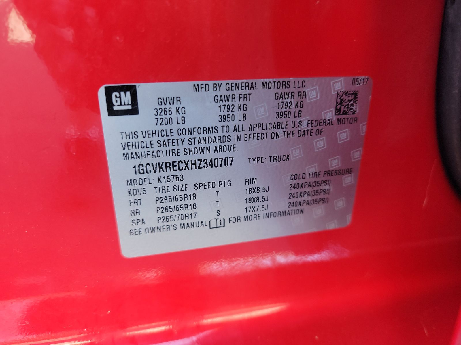 2017 Chevrolet Silverado 1500 LT AWD