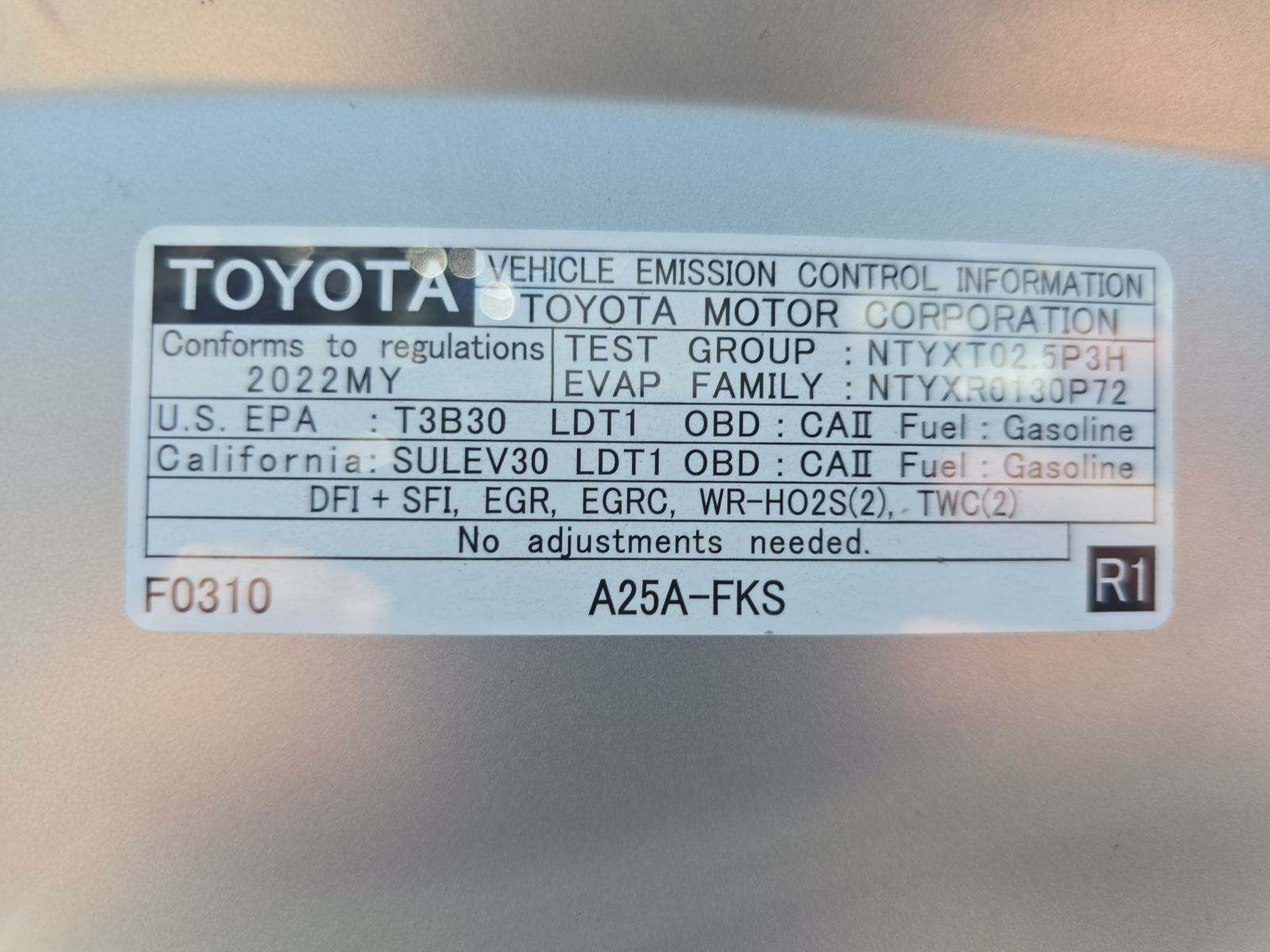 2022 Toyota RAV4 XLE FWD