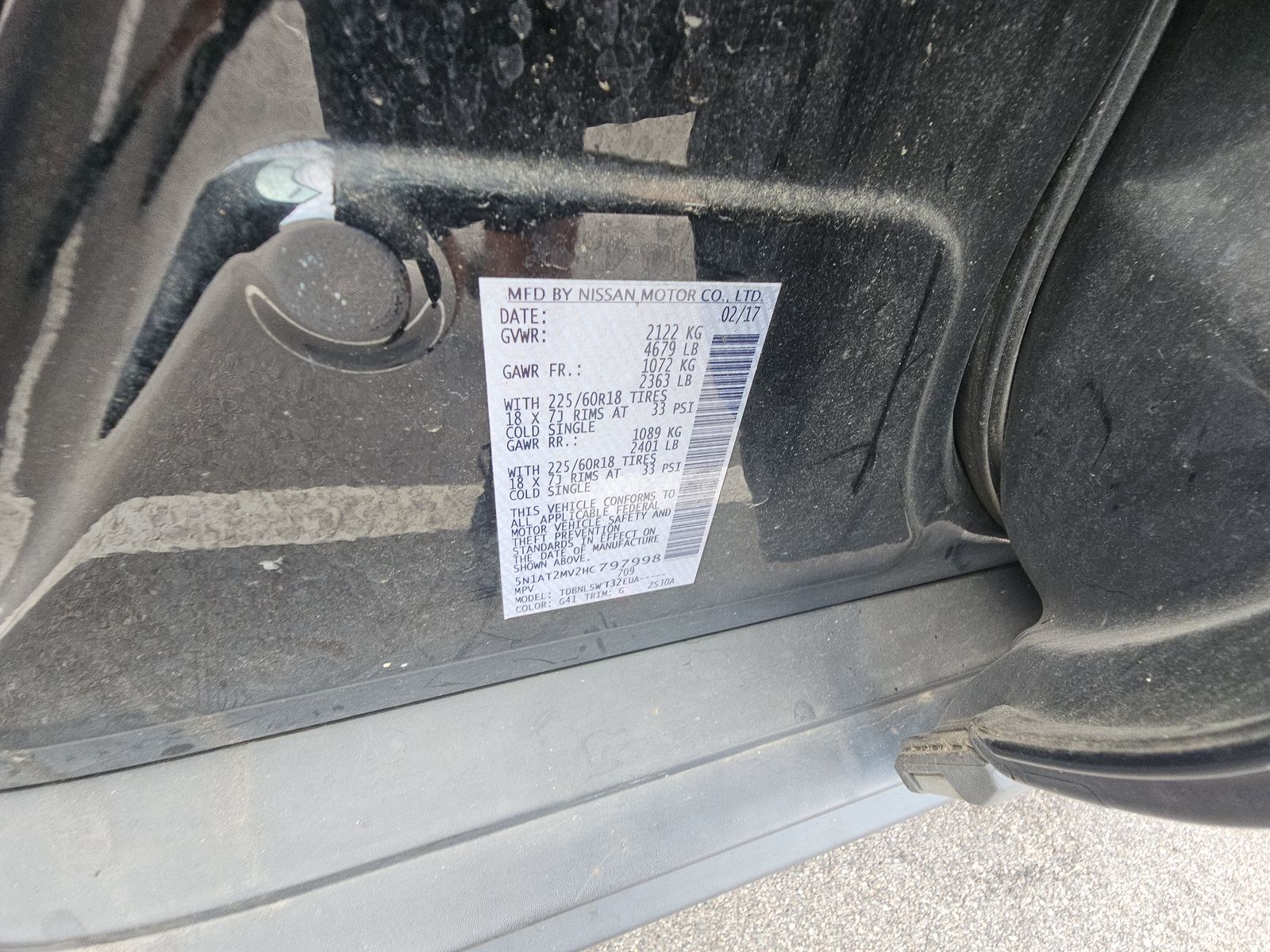 2017 Nissan Rogue SL AWD