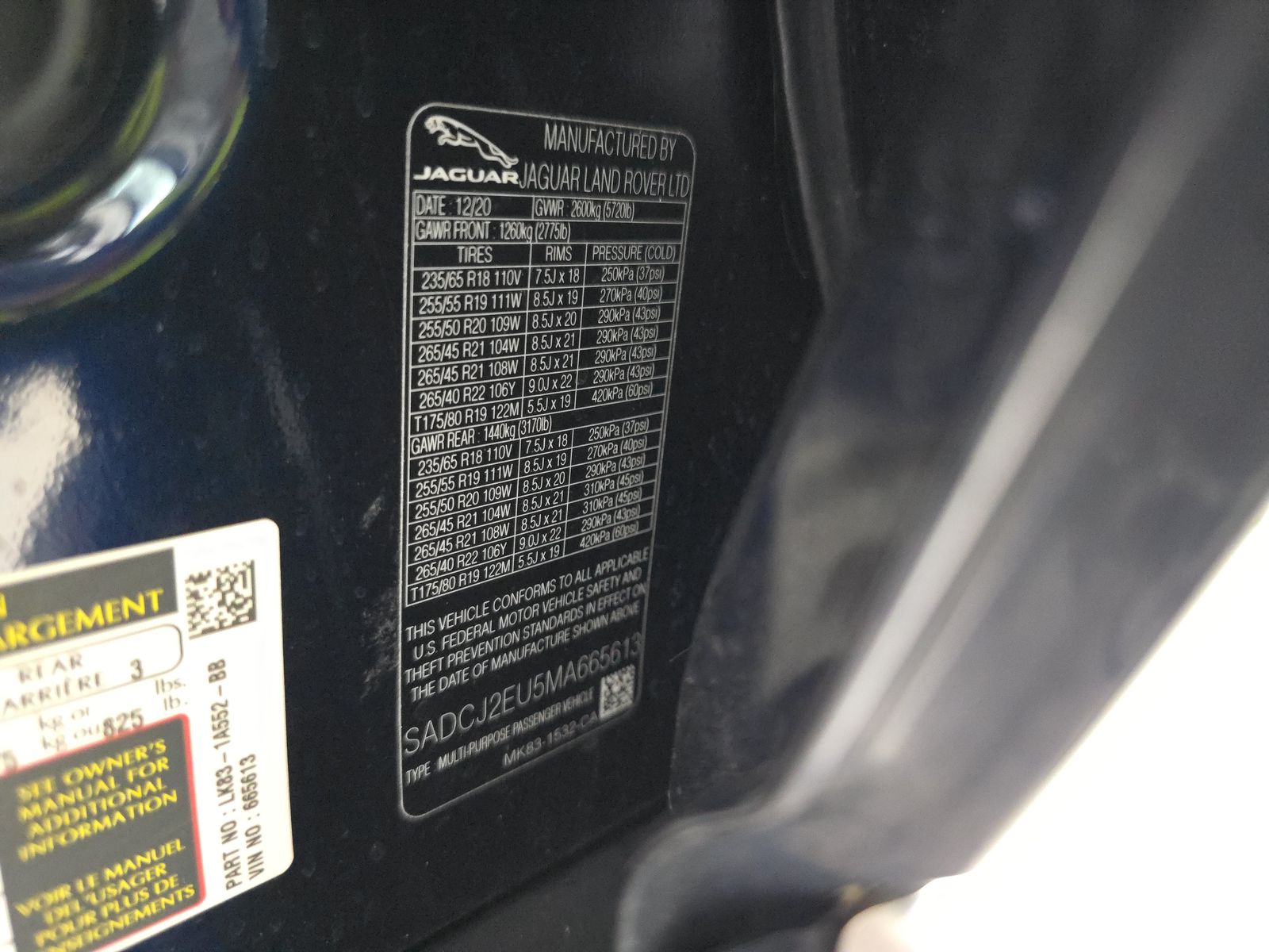 2021 Jaguar F-PACE P340 S AWD