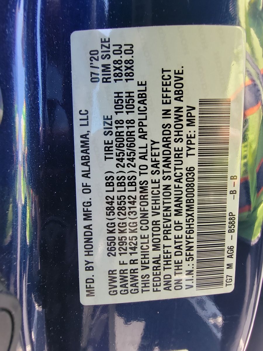 2021 Honda Pilot EX-L AWD