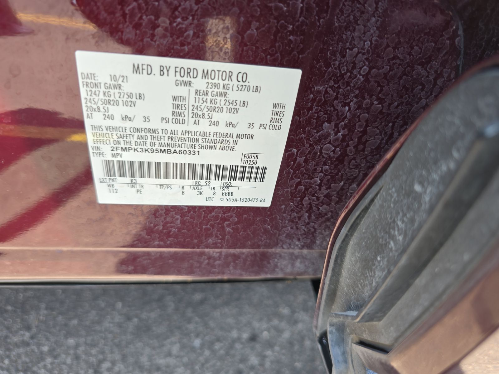 2021 Ford Edge Titanium FWD