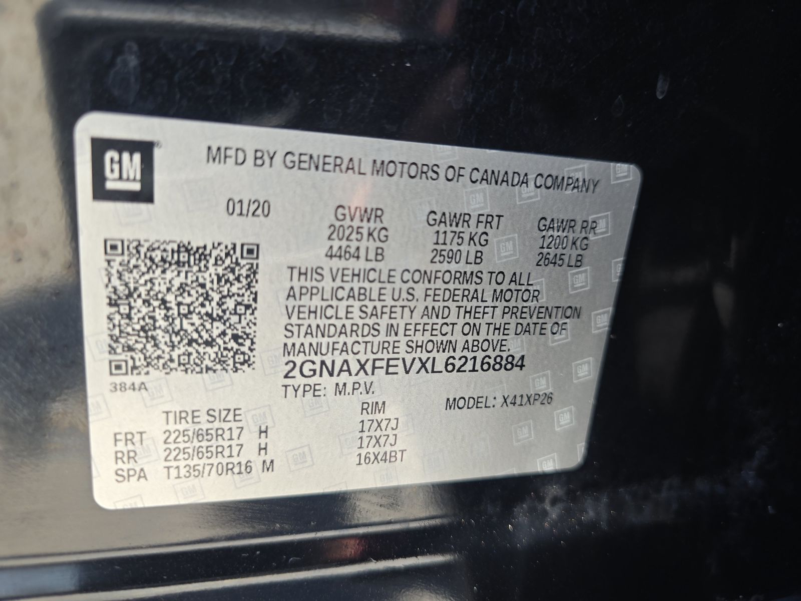 2020 Chevrolet Equinox LS FWD