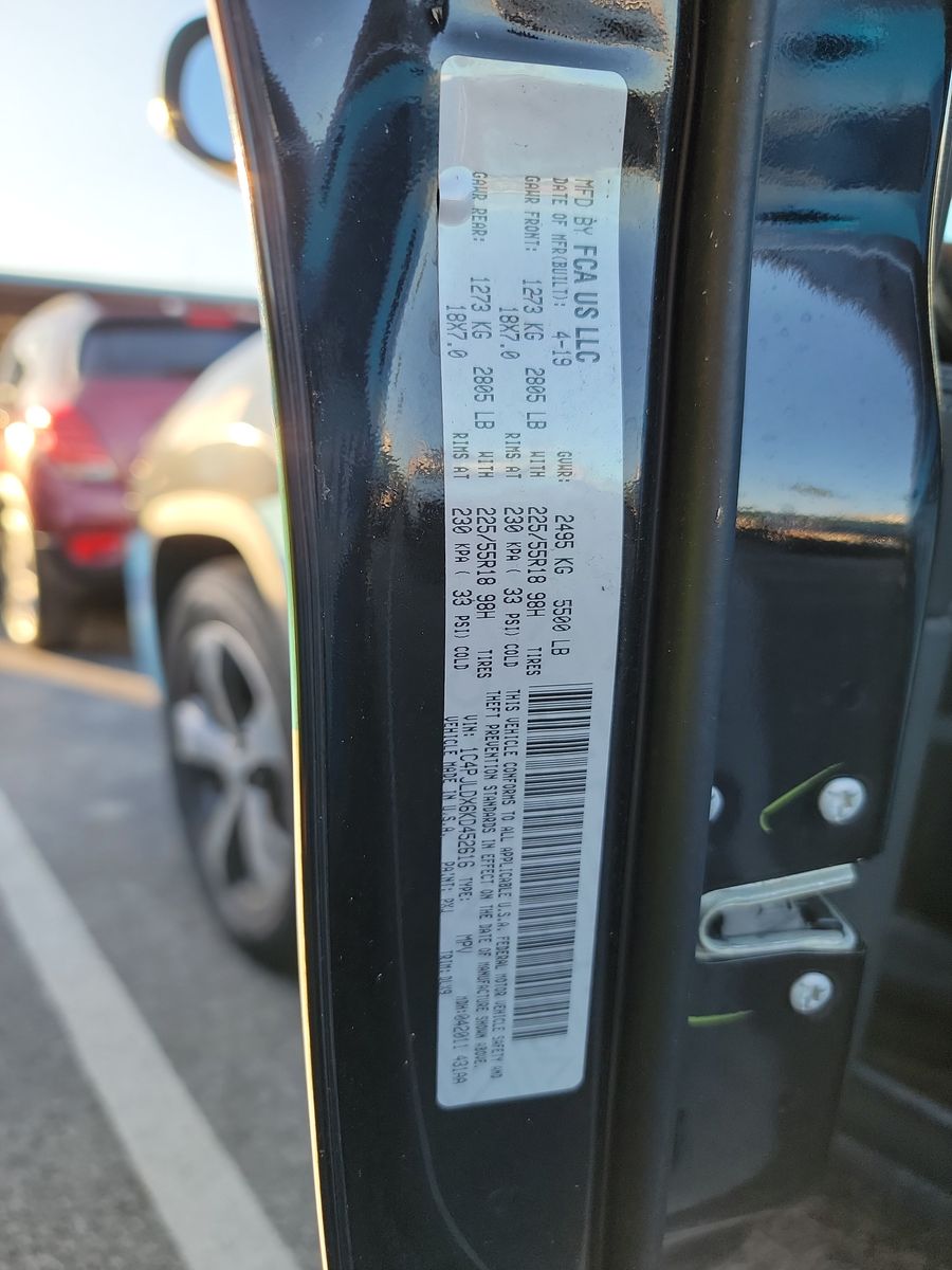 2019 Jeep Cherokee Limited FWD