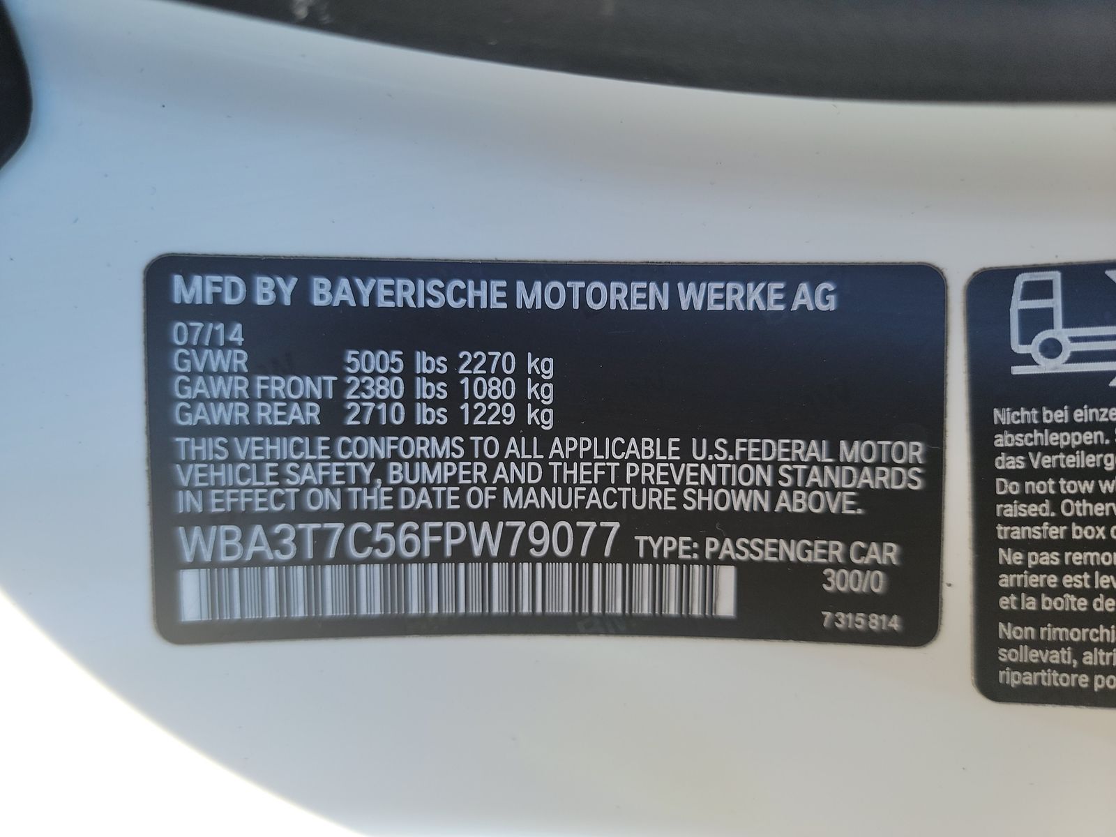2015 BMW 4 Series 435i xDrive AWD