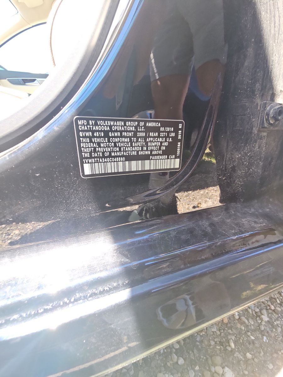 2016 Volkswagen Passat 1.8T SE FWD