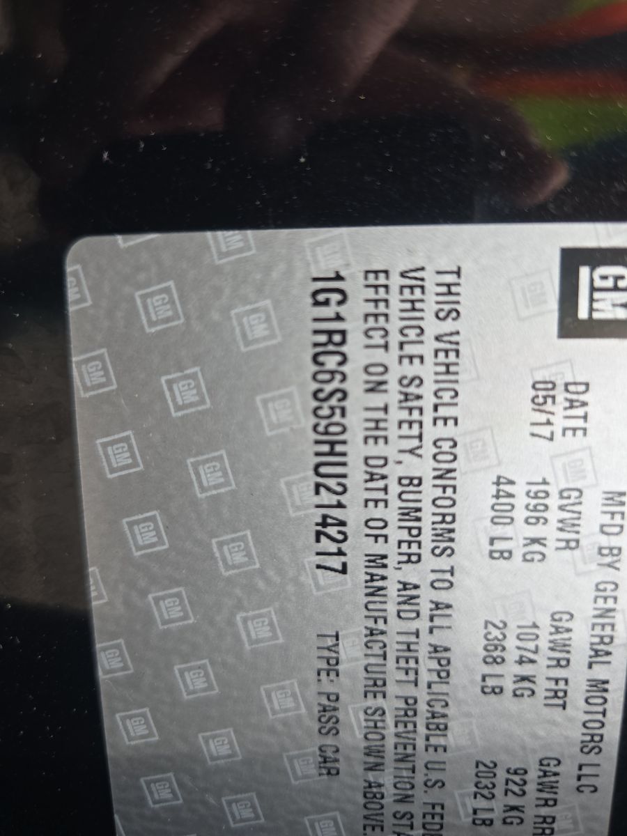 2017 Chevrolet Volt LT FWD