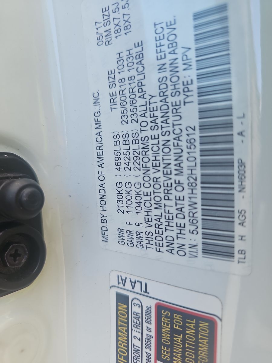 2017 Honda CR-V EX-L FWD