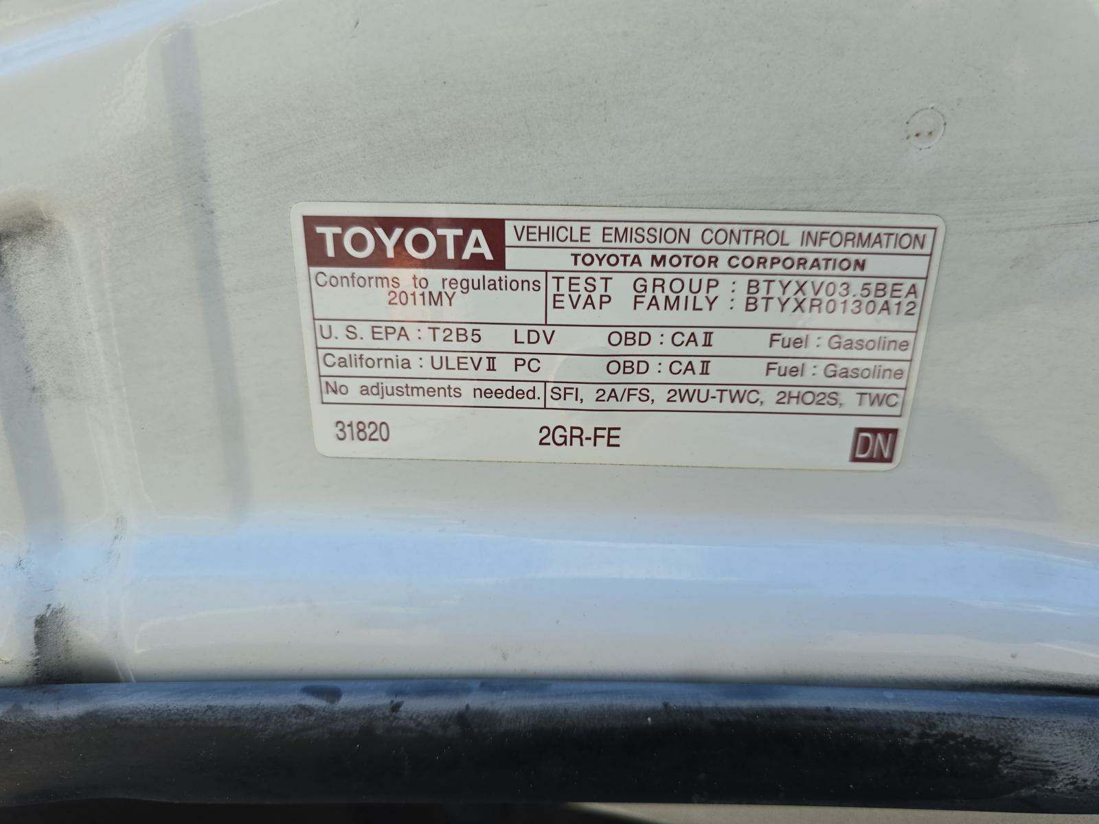2011 Toyota Camry LE FWD