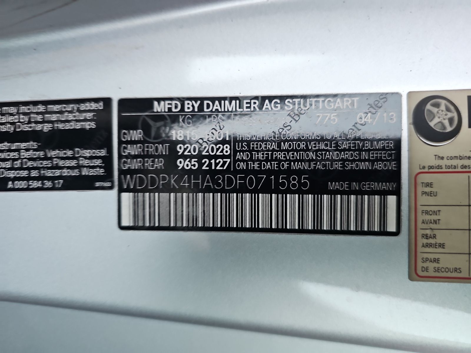 2013 Mercedes-Benz SLK-Class SLK 250 RWD