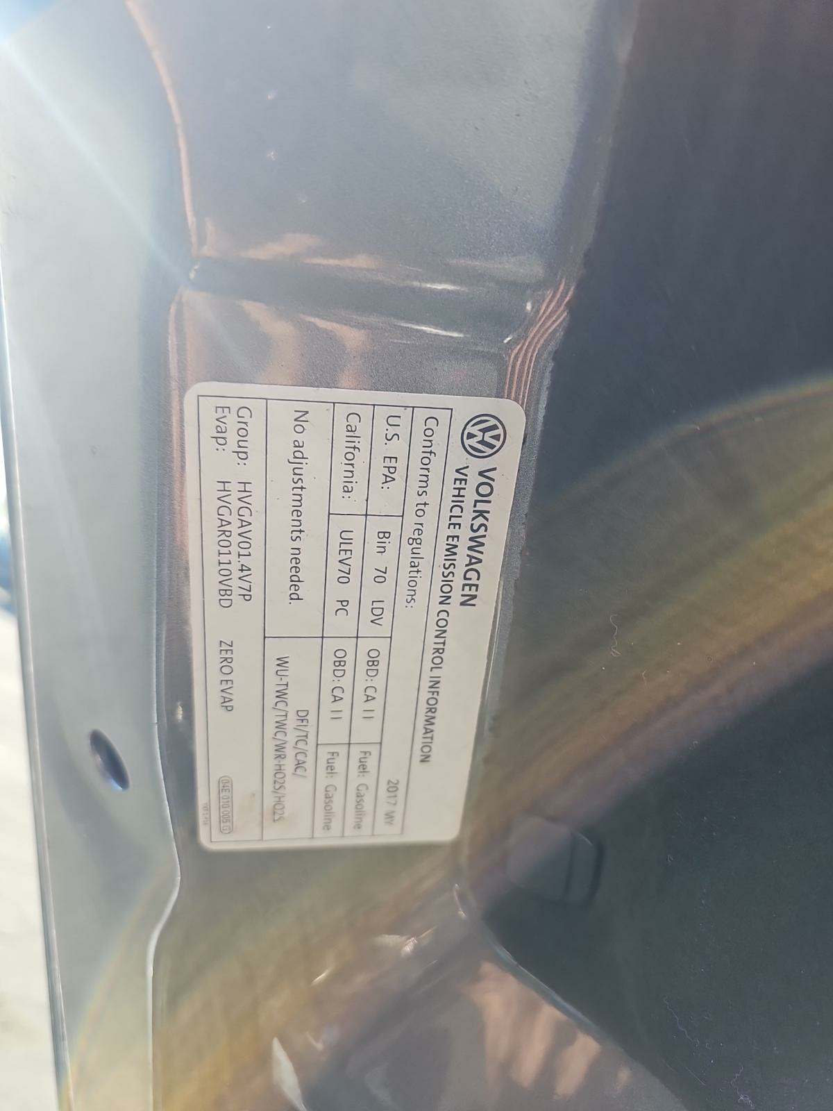 2017 Volkswagen Jetta 1.4T SE FWD