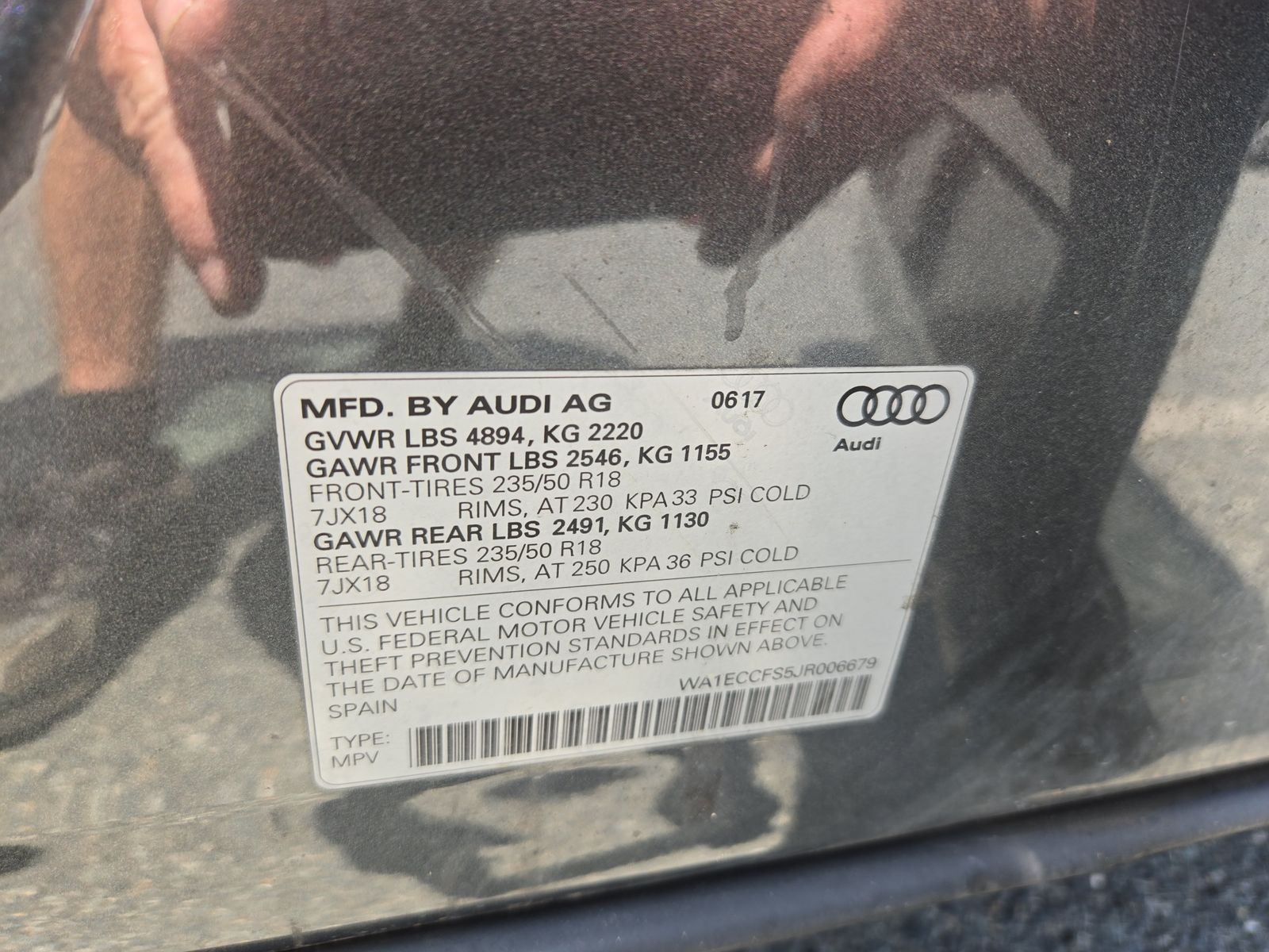 2018 Audi Q3 2.0T Premium AWD