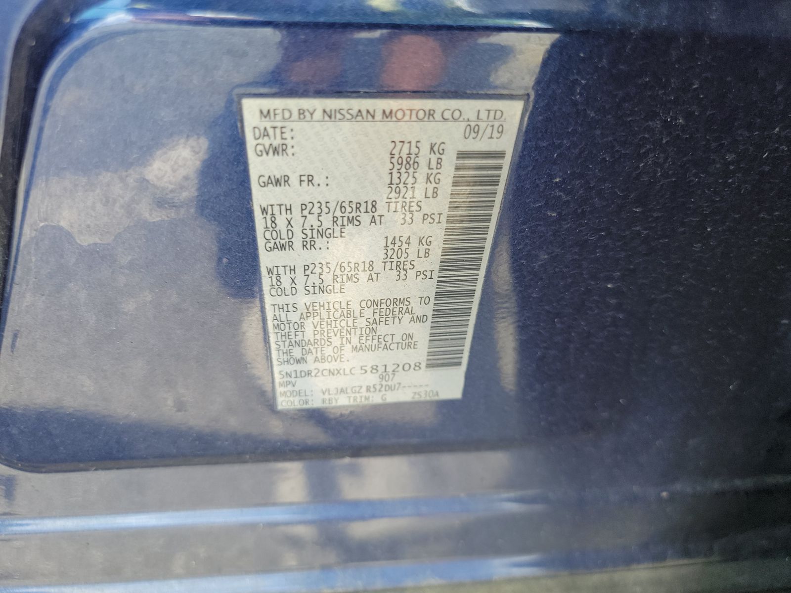 2020 Nissan Pathfinder SL FWD