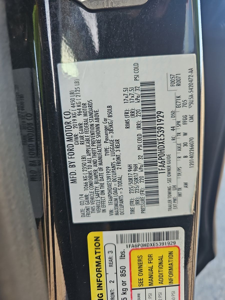 2014 Ford Fusion SE FWD