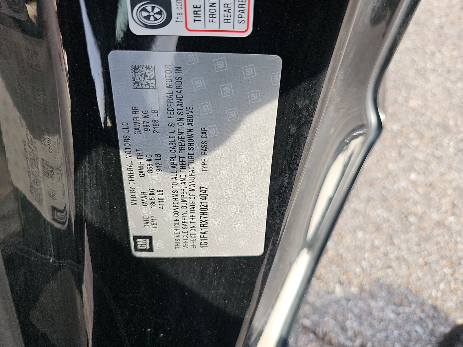 2017 Chevrolet Camaro 1LS FWD