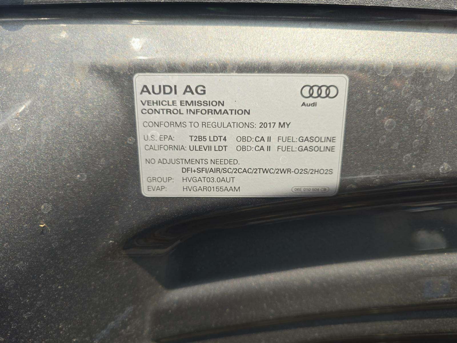 2017 Audi Q7 3.0T Premium Plus AWD