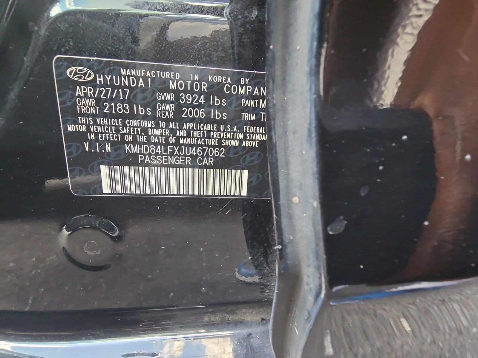 2018 Hyundai Elantra Value Edition FWD