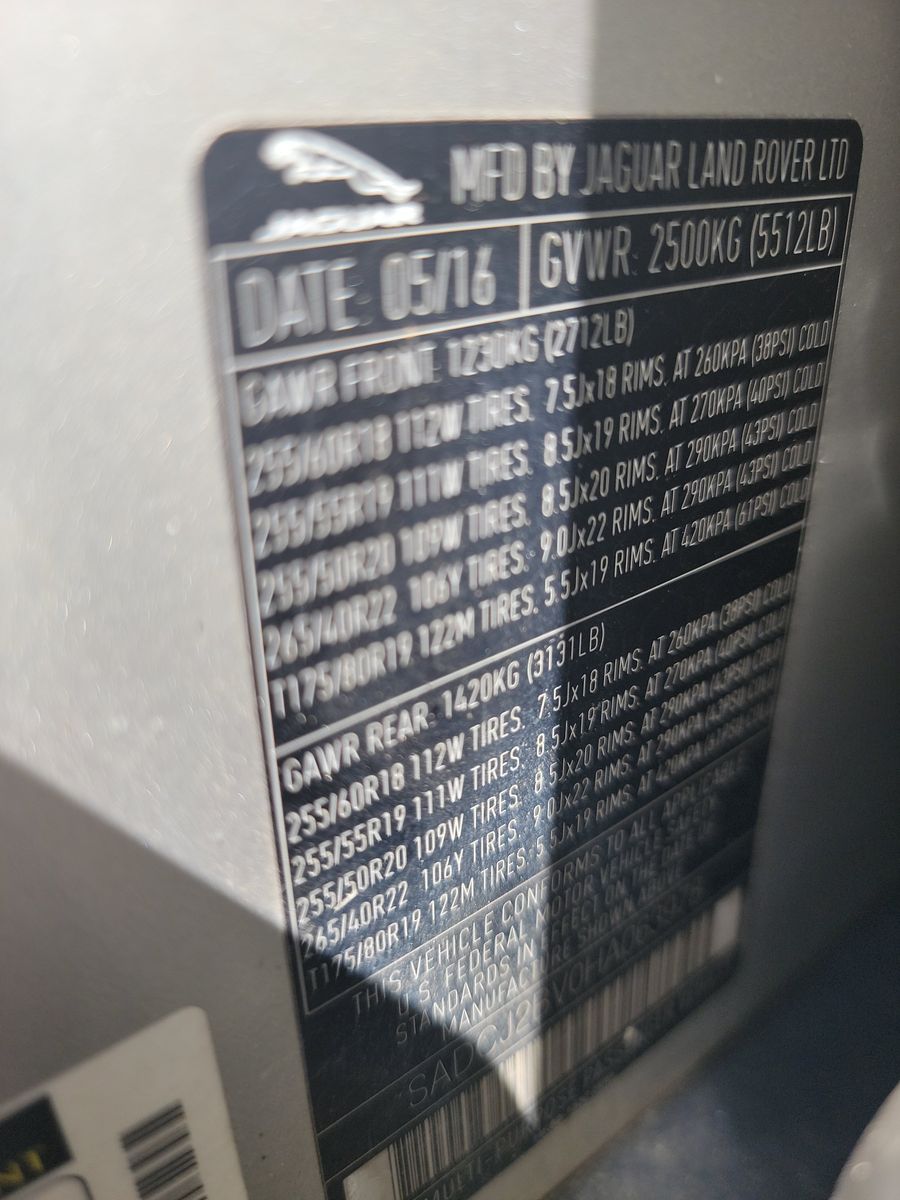 2017 Jaguar F-PACE 35t Premium AWD