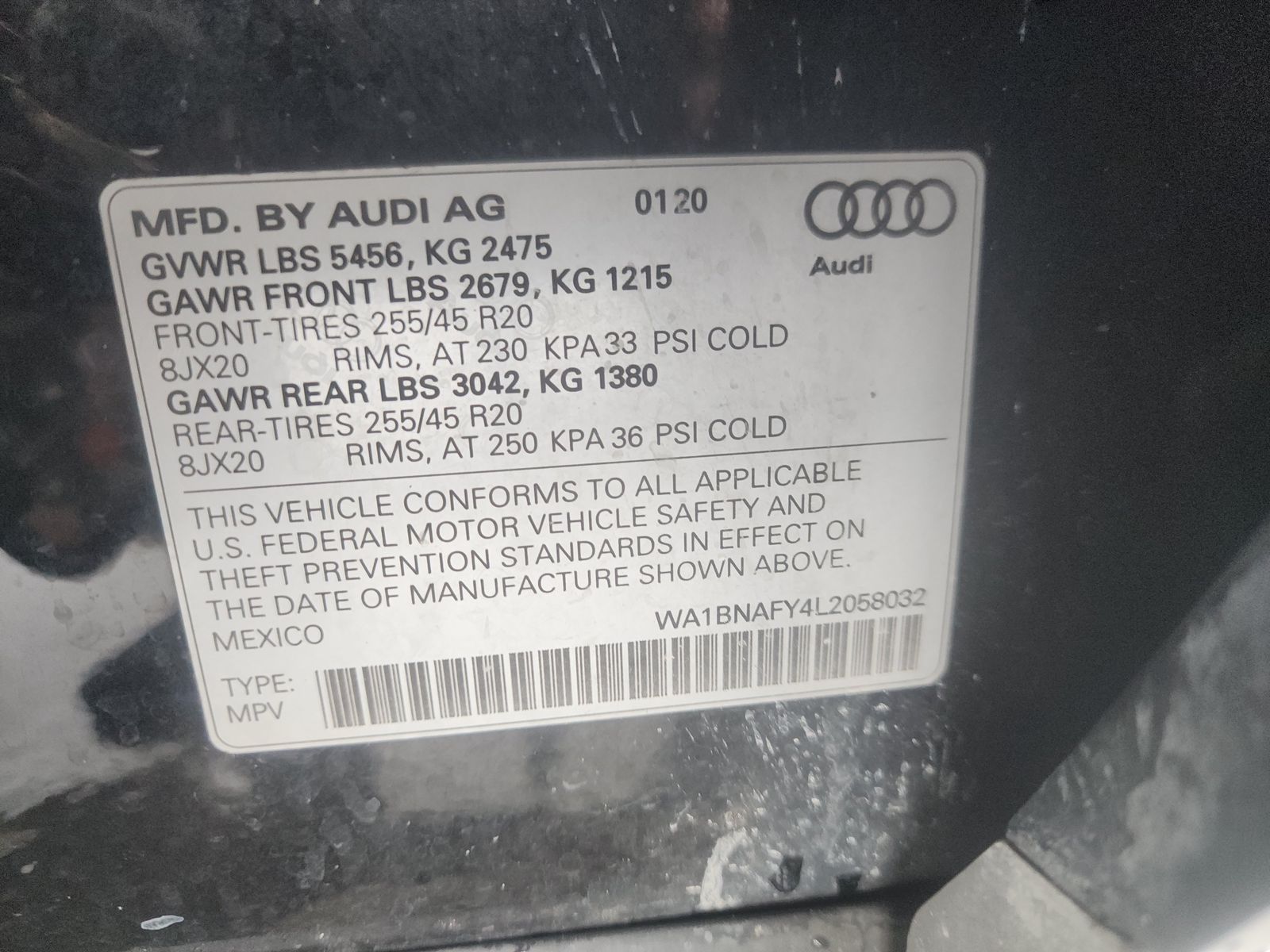 2020 Audi Q5 Premium Plus AWD