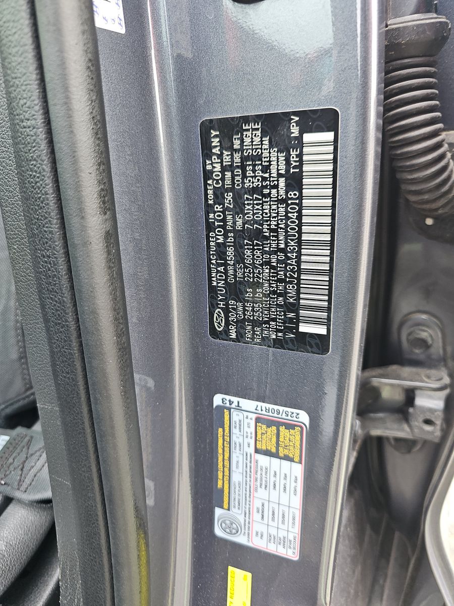 2019 Hyundai Tucson SE FWD