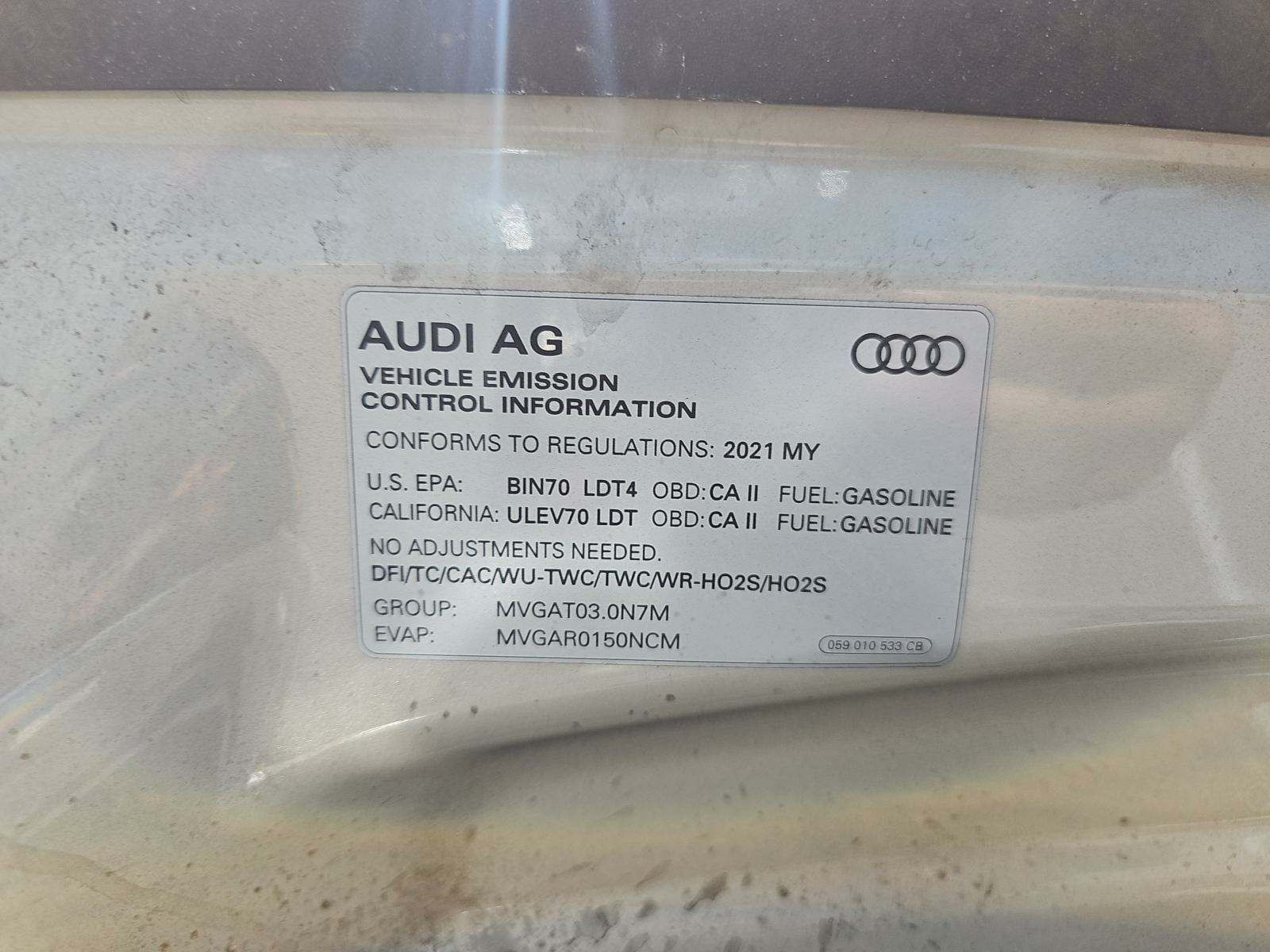 2021 Audi Q7 3.0T Premium Plus AWD