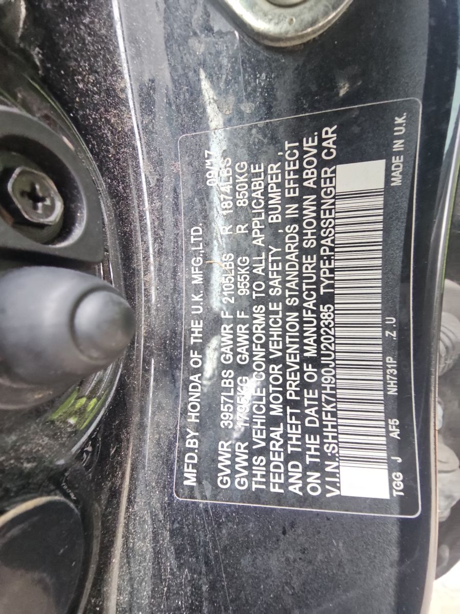 2018 Honda Civic Sport Touring FWD