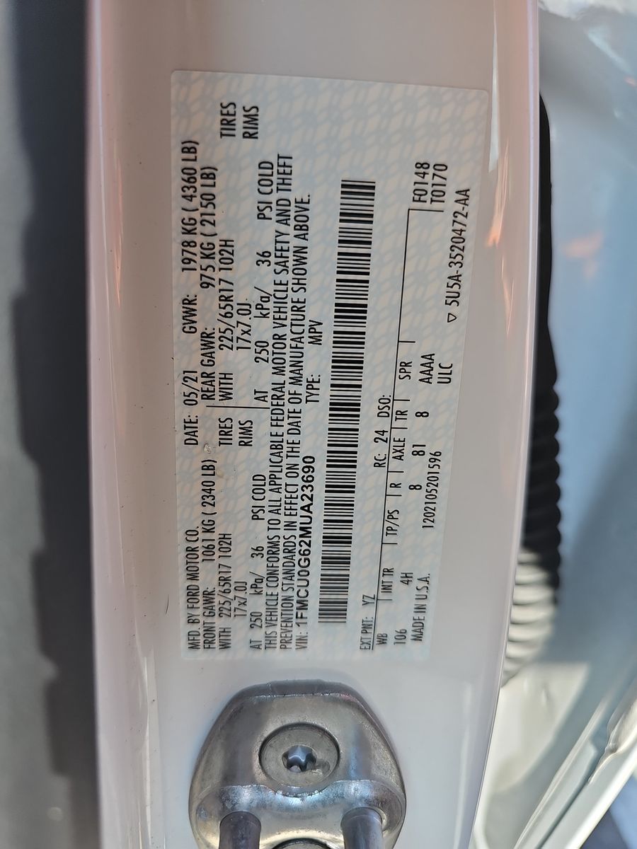 2021 Ford Escape SE FWD