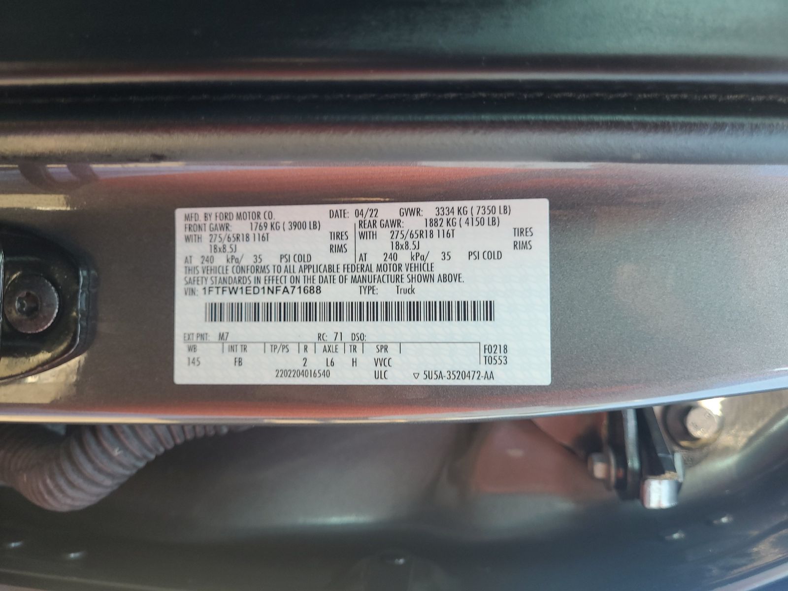 2022 Ford F-150 Hybrid XLT AWD