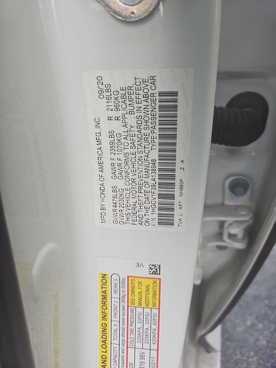 2020 Honda Accord Sport FWD