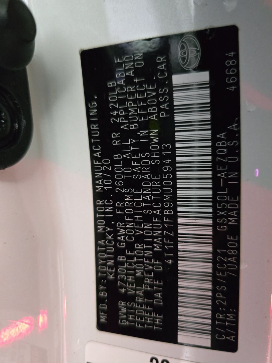 2021 Toyota Avalon TRD FWD