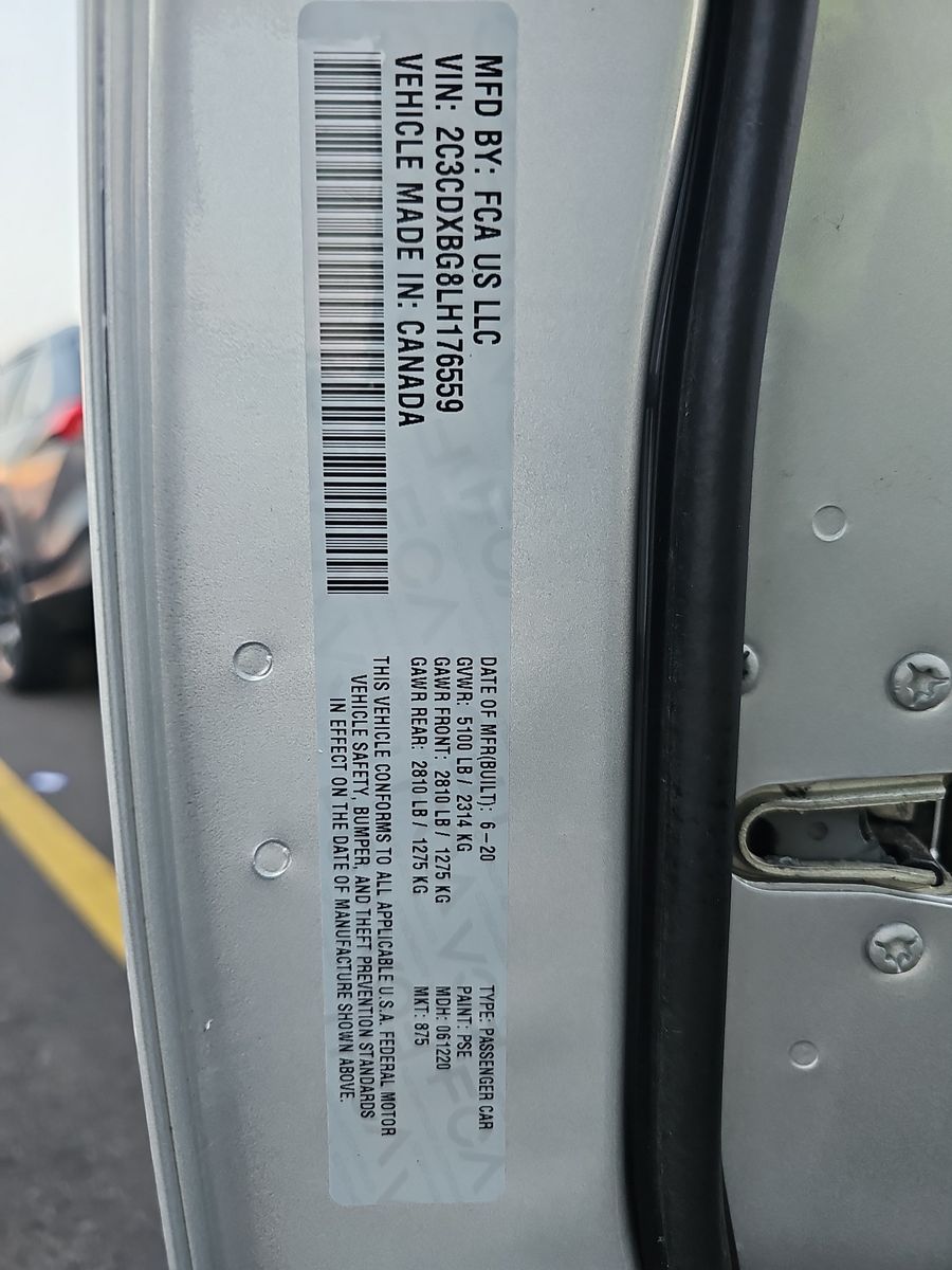 2020 Dodge Charger SXT RWD