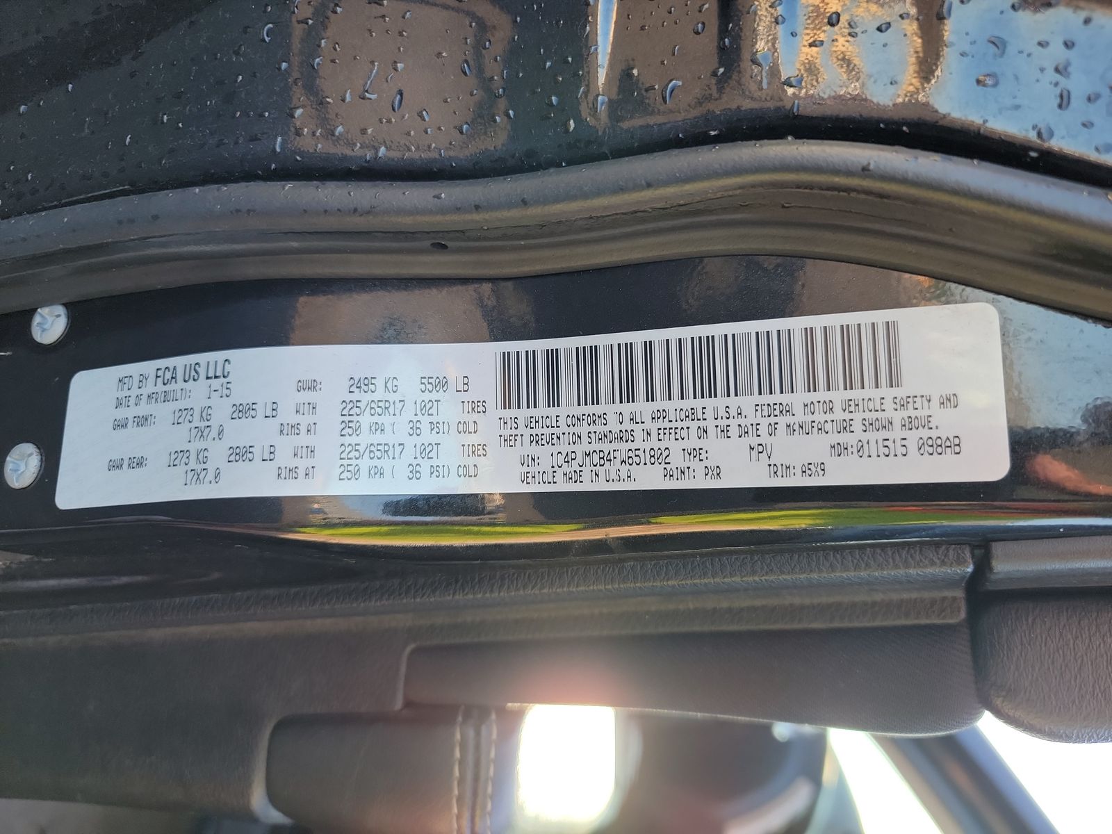 2015 Jeep Cherokee Latitude AWD