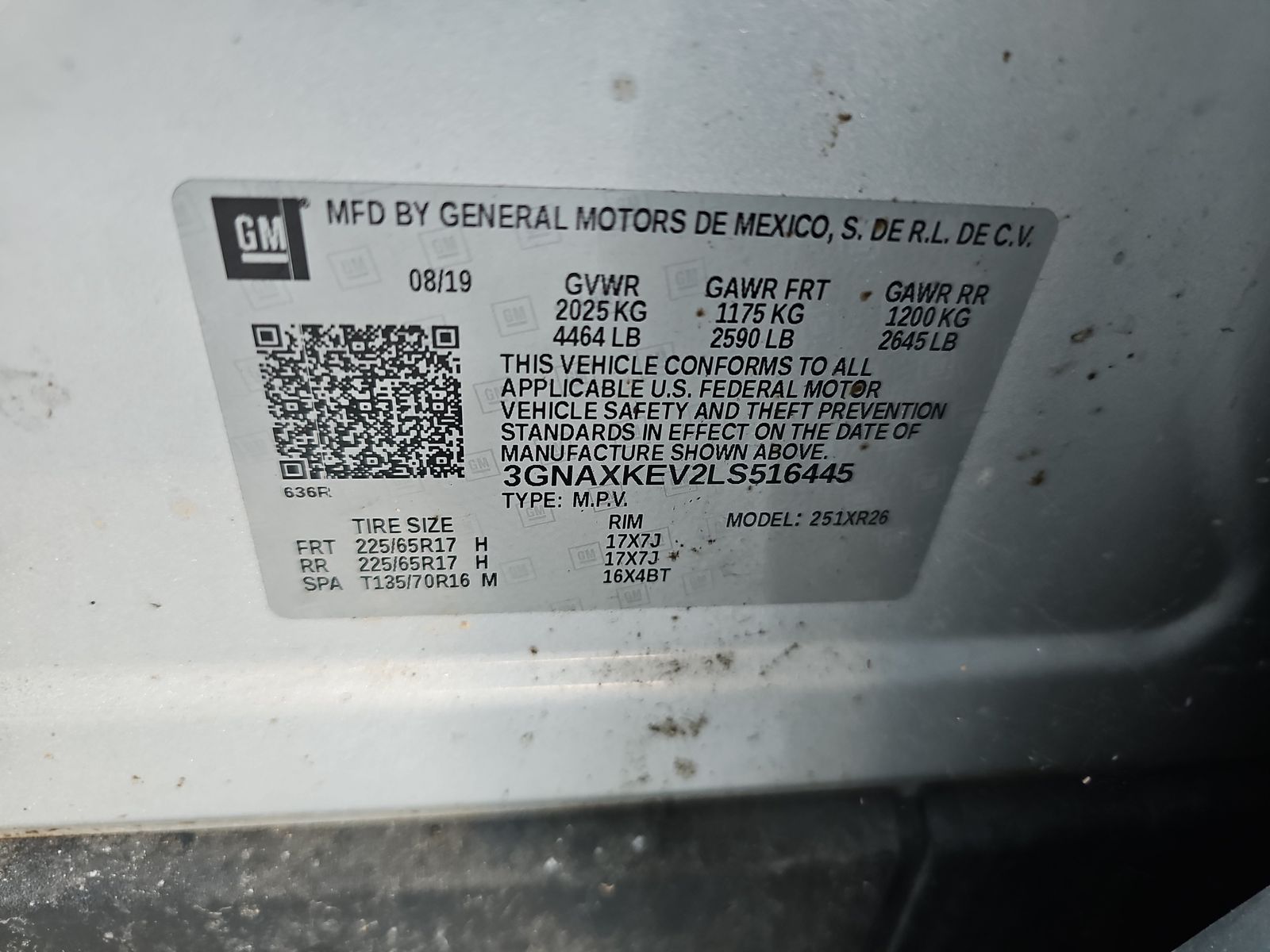 2020 Chevrolet Equinox LT FWD