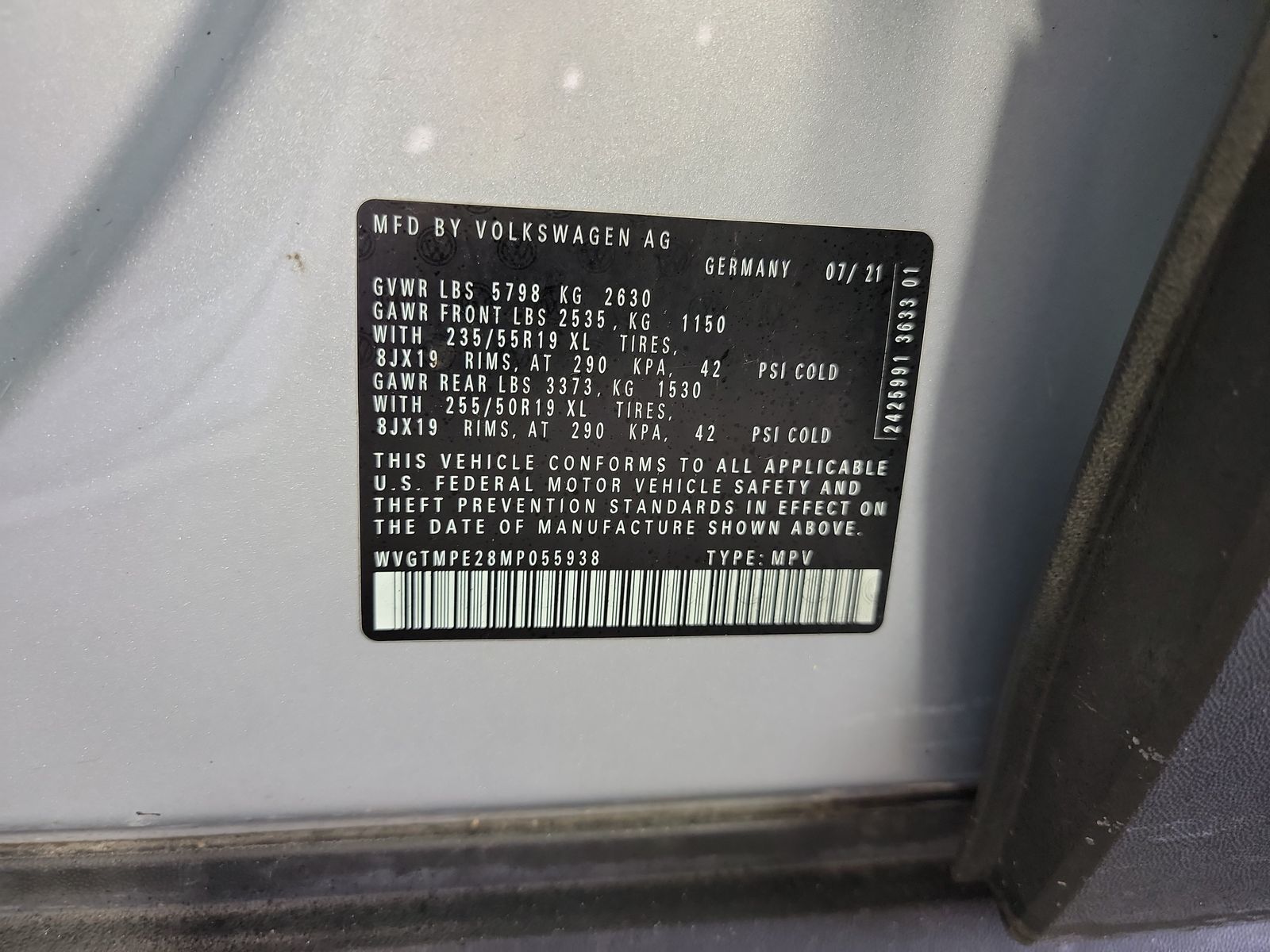 2021 Volkswagen ID.4 Pro S RWD