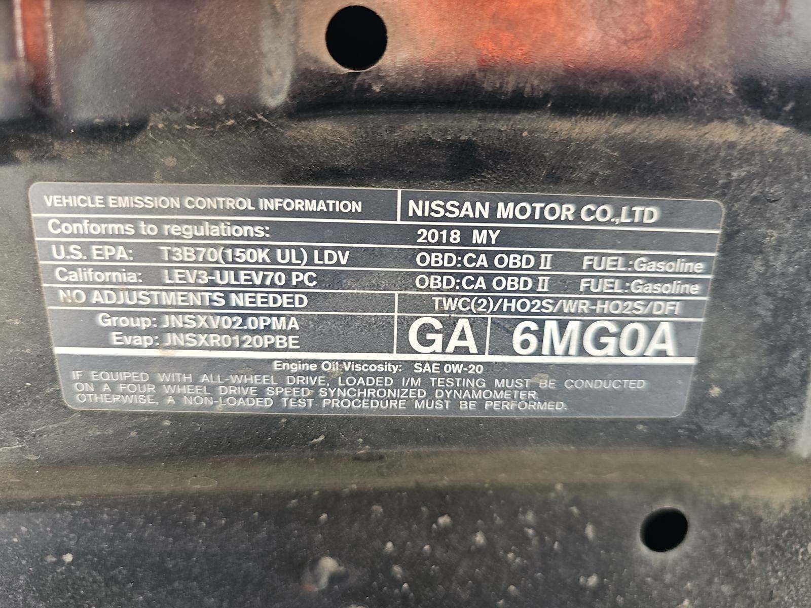 2018 Nissan Rogue Sport S FWD